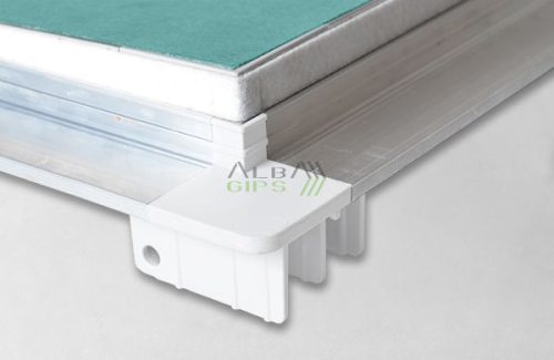 Szerelőajtó impregnált kartonnal 60x60